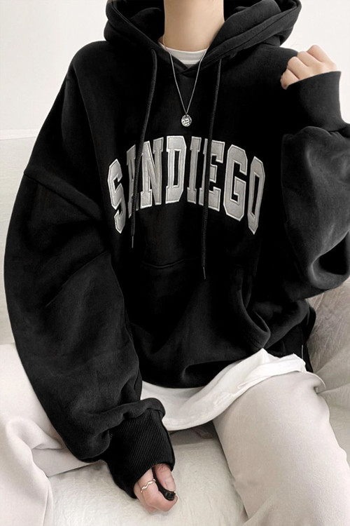 Sandiego Baskılı Oversize Sweatshirt