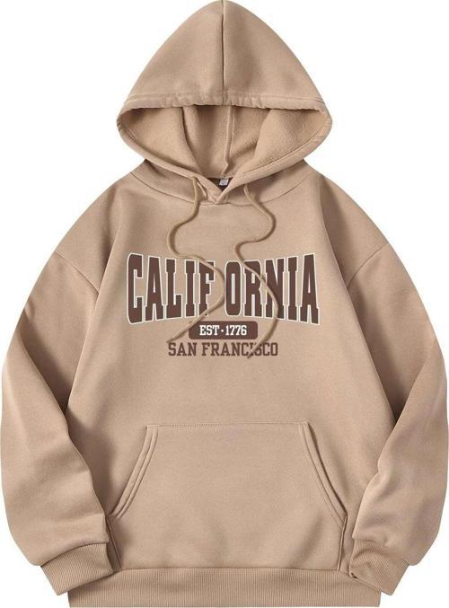 Unisex California Baskılı Sweatshirt