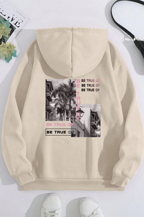Be True Of Baskılı Sweatshirt