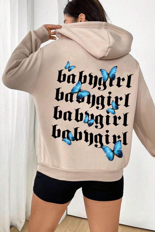 Baby Girl Baskılı Sweatshirt