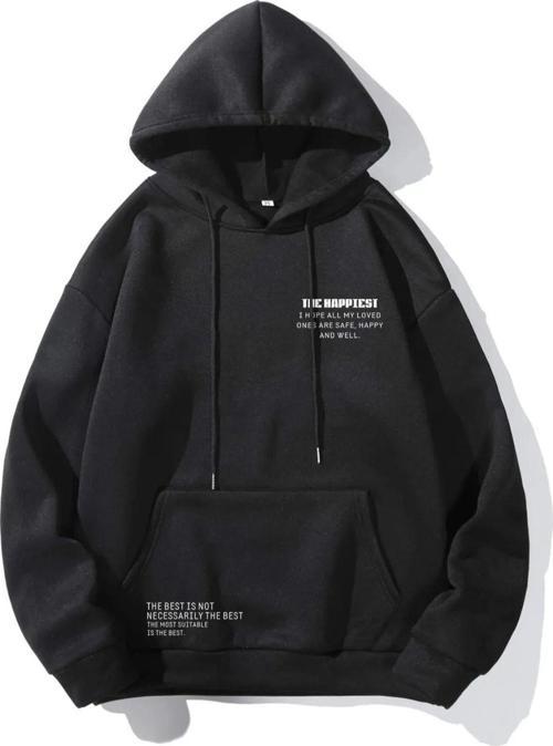 The Happiest Baskılı Oversize Sweatshirt