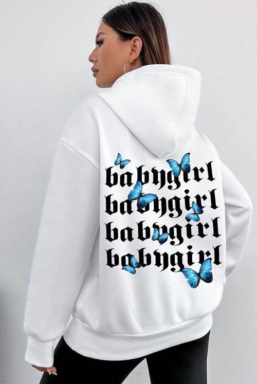Baby Girl Baskılı Sweatshirt