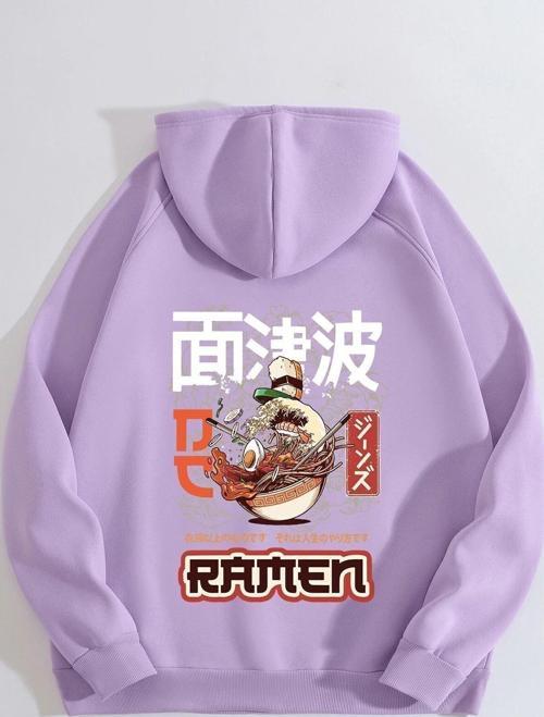 Unisex Ramen Baskılı Sweatshirt