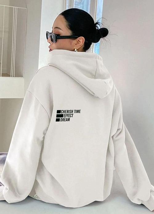 Unisex Cherish Time Baskılı Sweatshirt