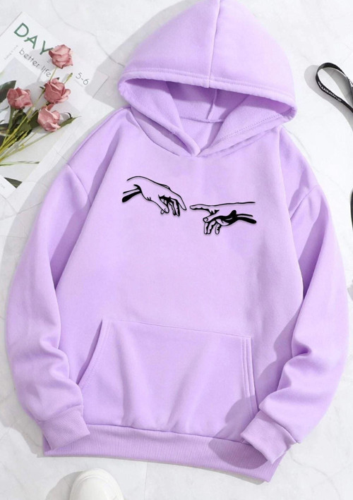 Unisex Michelangelo Baskılı Sweatshirt