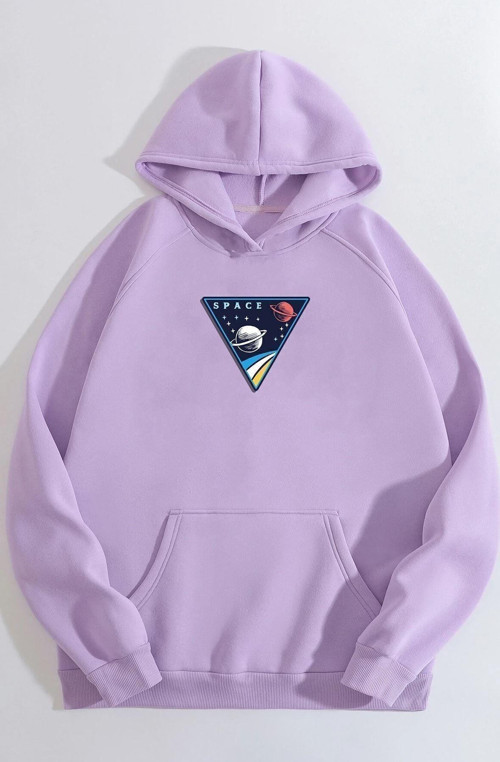 Unisex Space Baskılı Sweatshirt