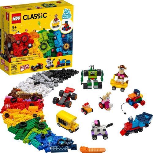 LEGO Classic 11014 Tekerlekli Yapım Parçaları Seti (653 Parça)