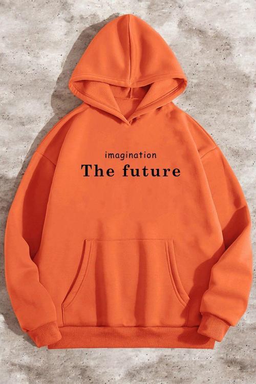 The Future Baskılı Oversize Sweatshirt