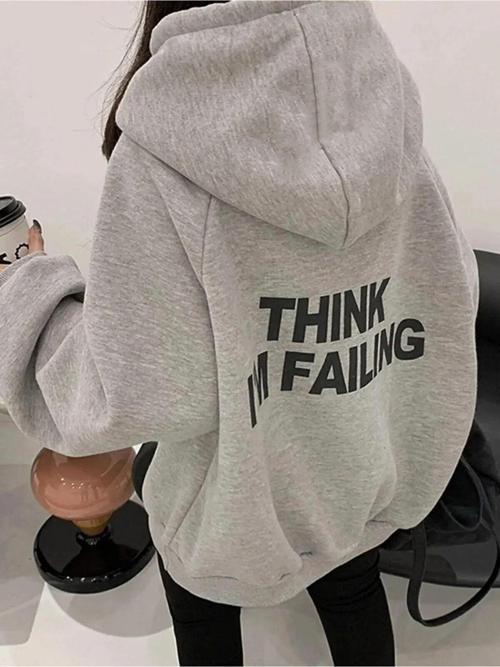 Unisex Thınk I'm Failing Baskılı Sweatshirt.