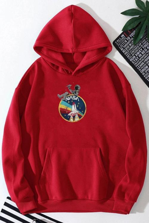 Unisex Nasa Baskılı Sweatshirt