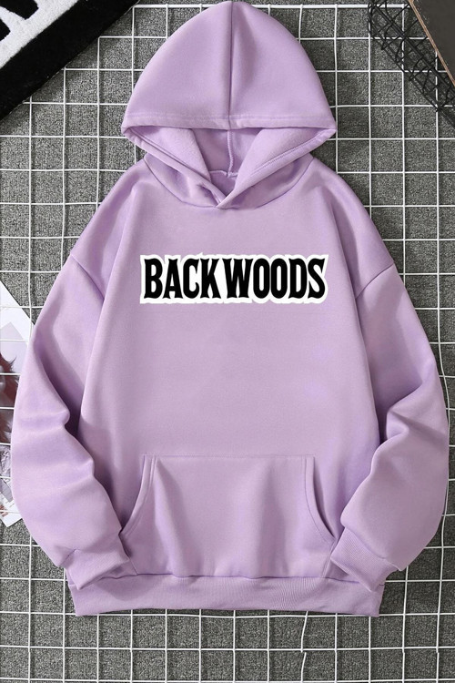 Unisex Backwoods Baskılı Sweatshirt