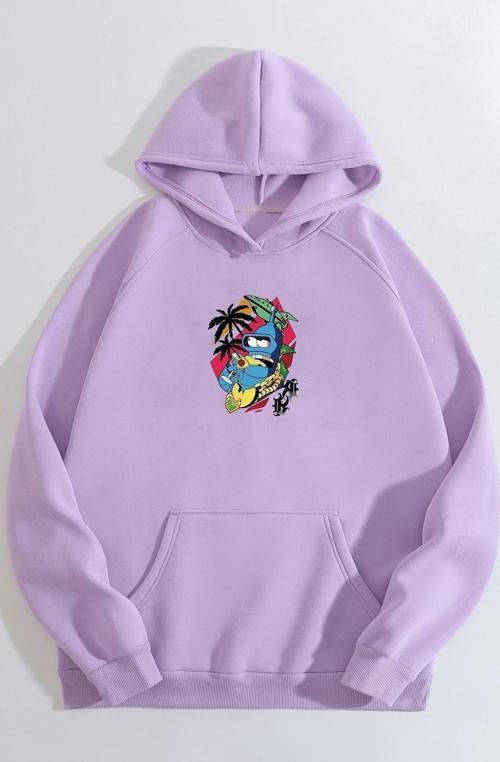 Unisex Crazy Banana Baskılı Sweatshirt