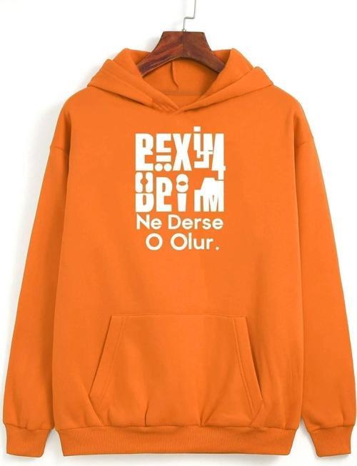 Beyim Ne Derse O Olur Katlamalı Sweatshirt