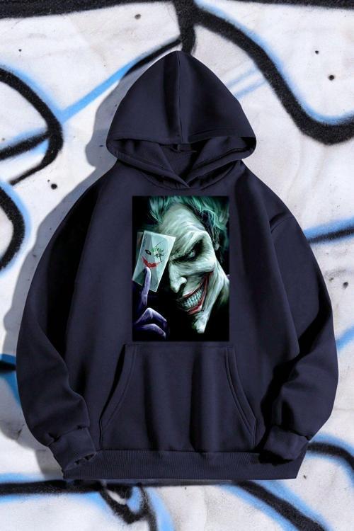 Poster Baskılı Unisex Oversize Sweatshirt