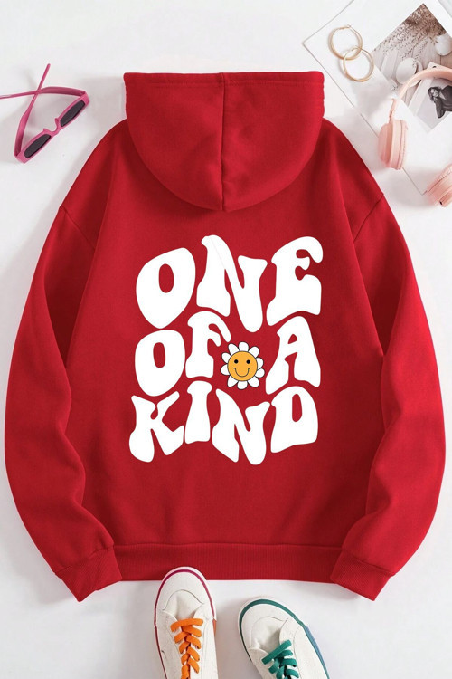 One Of a Kind Baskılı Oversize Sweatshirt