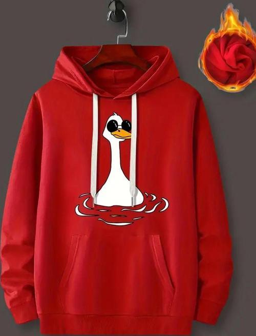 Duck Baskılı Oversize Sweatshirt