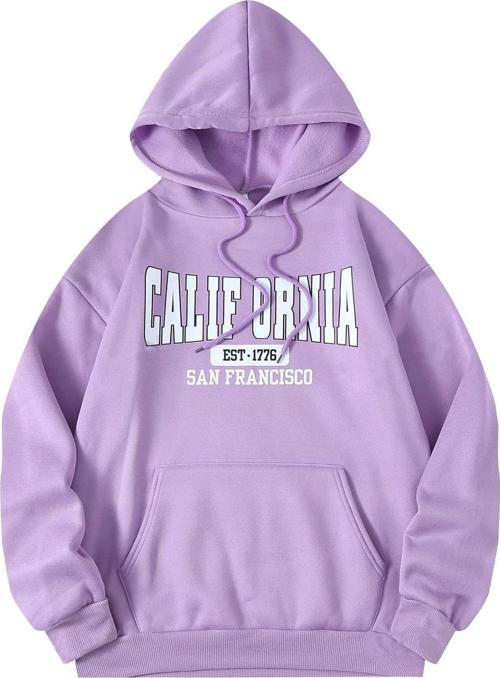 Unisex California Baskılı Sweatshirt