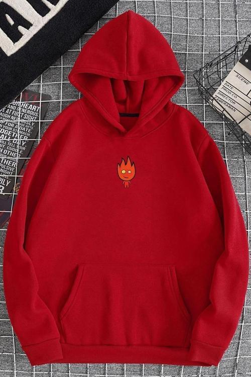 Unisex Ateş Avatar Baskılı Sweatshirt