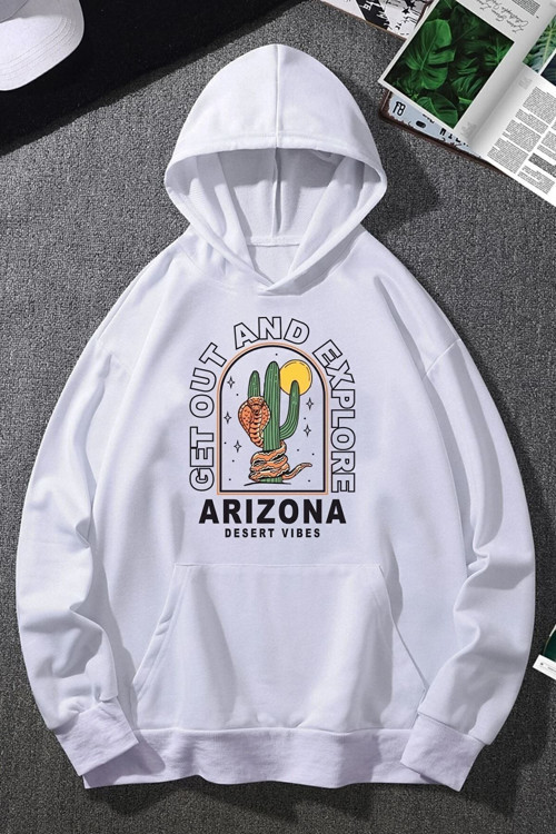 Unisex Arizona Baskılı Sweatshirt