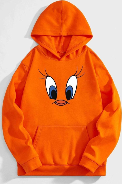 Unisex Tweety Baskılı Sweatshirt