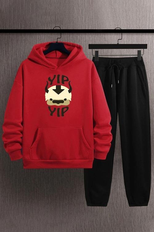Unisex Yipyip Baskılı Eşofman Takımı