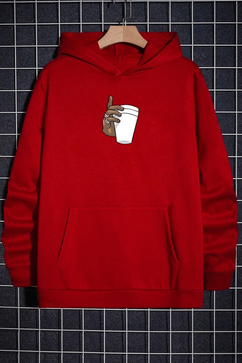 Unisex Tupac Coffee Baskılı Sweatshirt