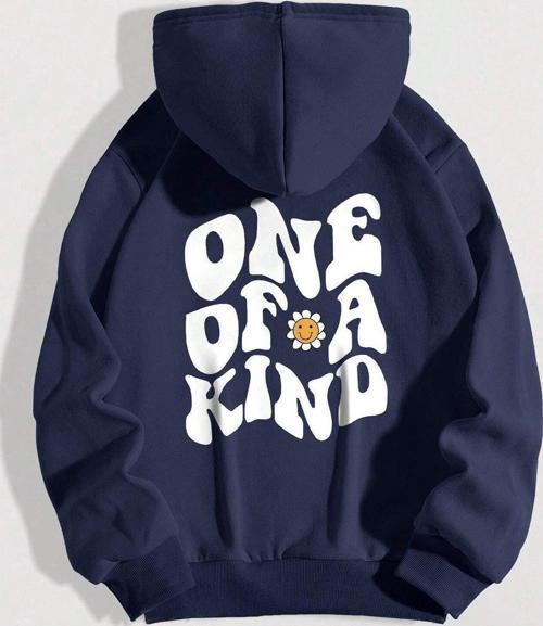 One Of a Kind Baskılı Oversize Sweatshirt