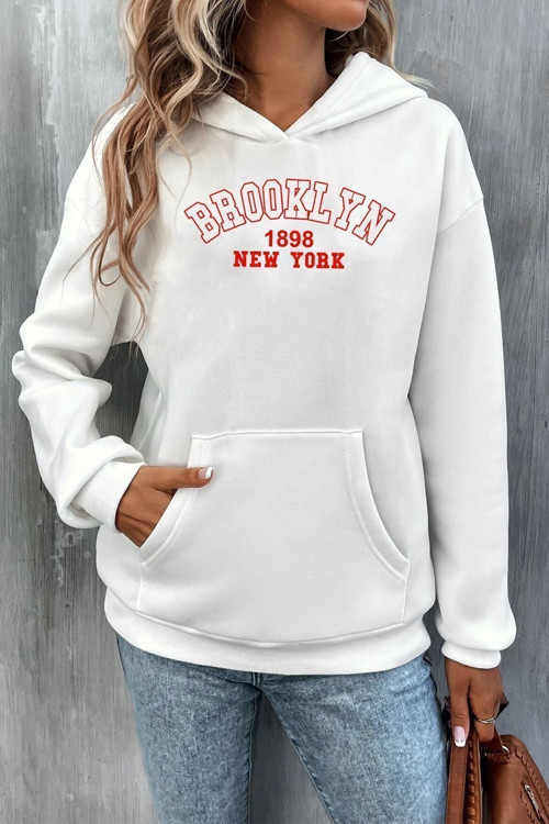 Unisex Brooklyn Baskılı Sweatshirt