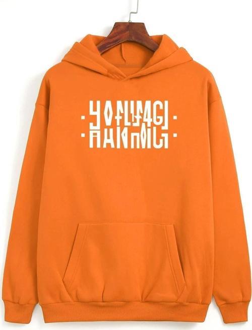Hanımcı Yazılı Katlamalı Sweatshirt