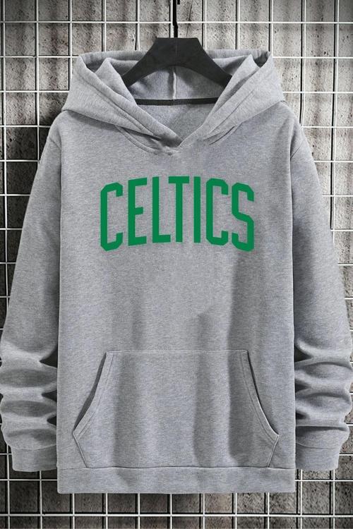 Unisex Celtics Baskılı Sweatshirt