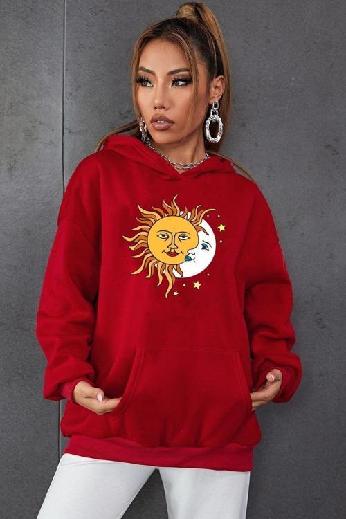 Tongues In Aspic Baskılı Sweatshirt