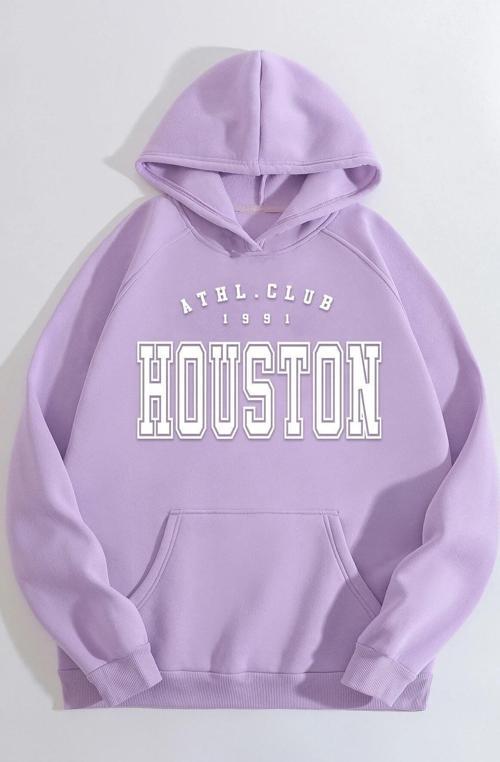 Unisex Houston Baskılı Sweatshirt