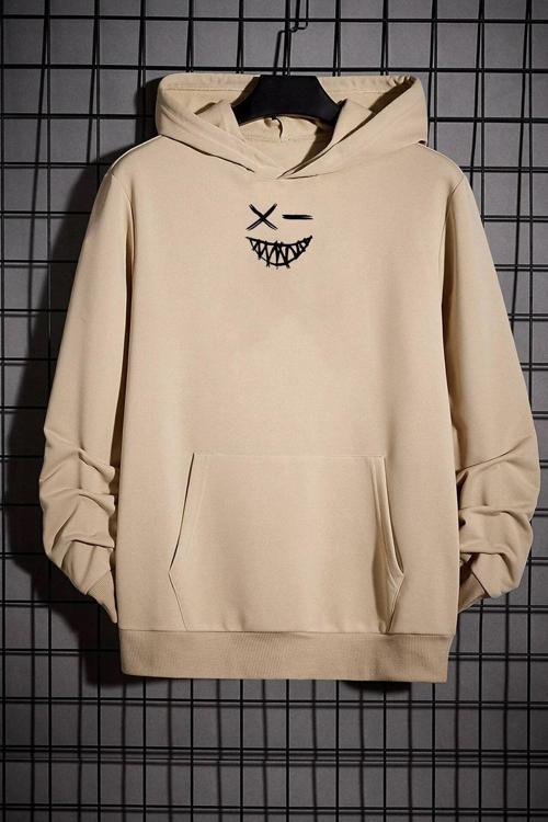 Cartoon Graphic Thermal Lined Drawstring Sweatshirt