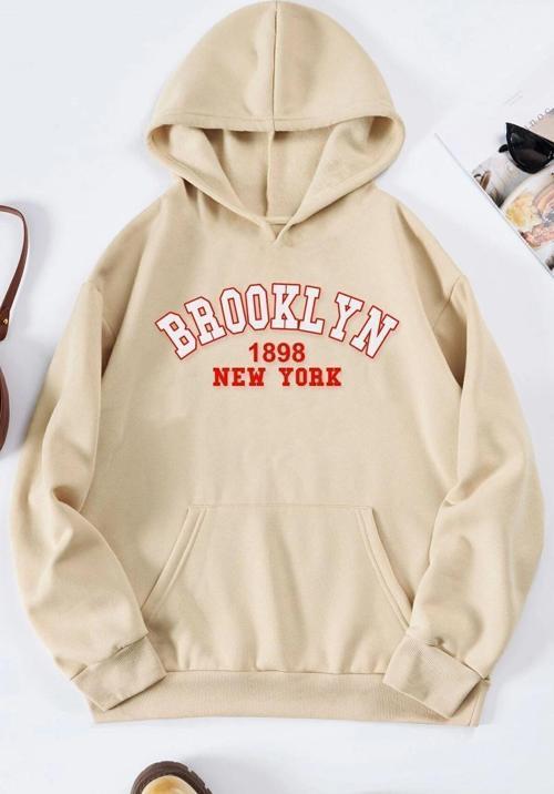 Unisex Brooklyn Baskılı Sweatshirt