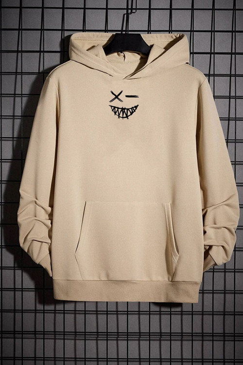 Cartoon Graphic Thermal Lined Drawstring Sweatshirt