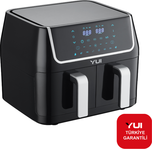 M40 Maxifry Dokunmatik Ekran (5+5) 10Lt Çift Hazneli Airfryer  Yağsız Fritöz 1800W
