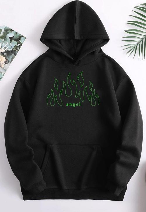 Unisex Green Angel Fire Sweatshirt