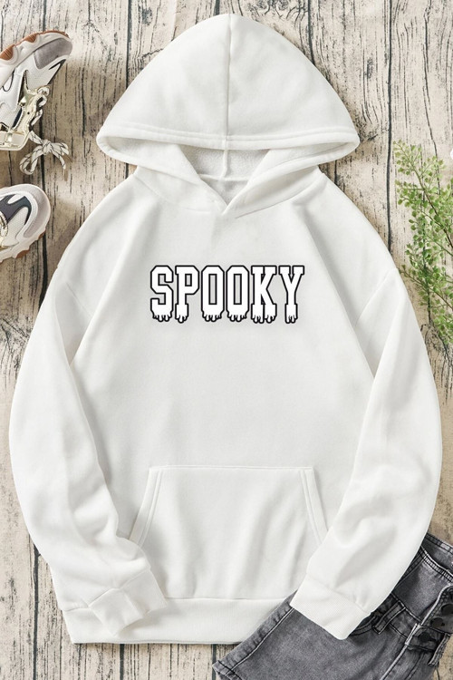 Unisex Spooky Baskılı Sweatshirt