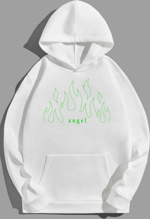 Unisex Green Angel Fire Sweatshirt