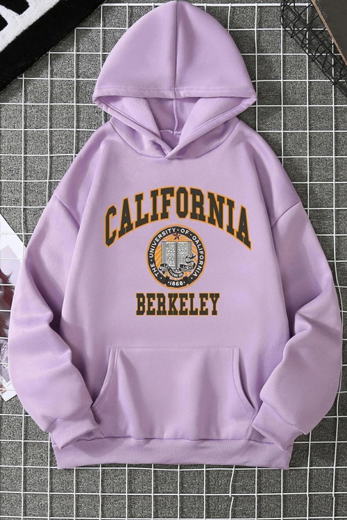 Unisex California Baskılı Sweatshirt
