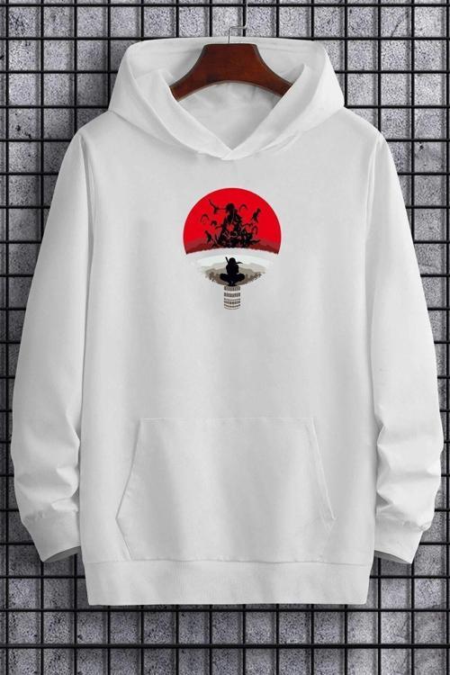 Unisex Itachi Uchiha Baskılı Sweatshirt