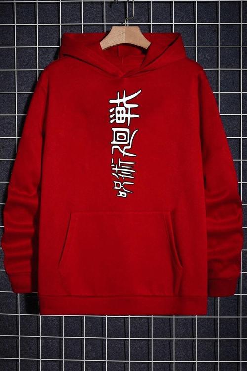 Unisex Jujutsu Kaisen Baskılı Sweatshirt