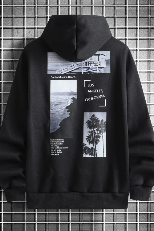 Unisex Santa Monica Beach Oversize Sweatshirt