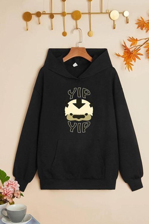 Unisex Avatar Appa Baskılı Sweatshirt