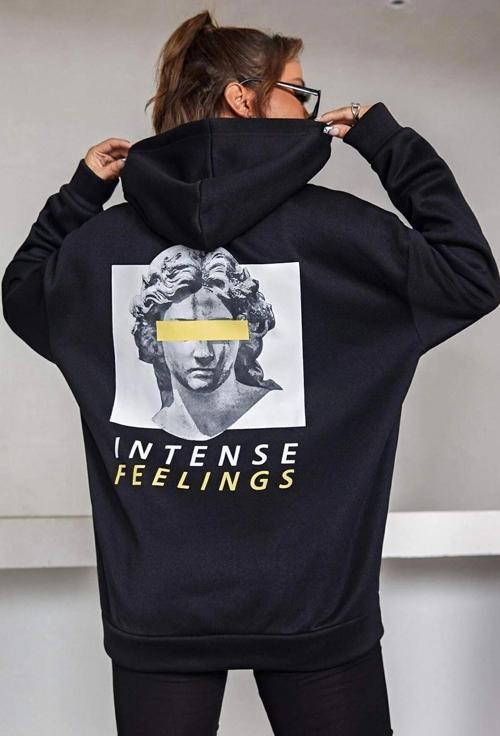 Unisex Aesthetic Baskılı Sweatshirt