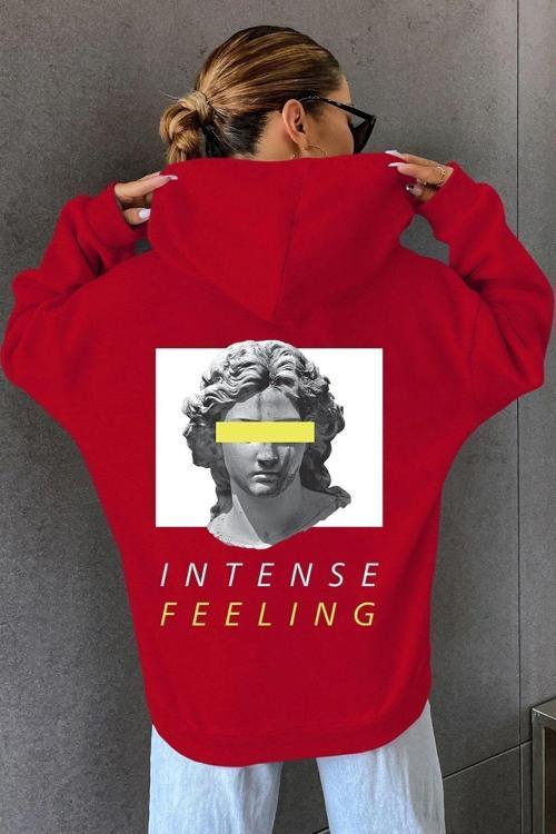 Unisex Aesthetic Baskılı Sweatshirt