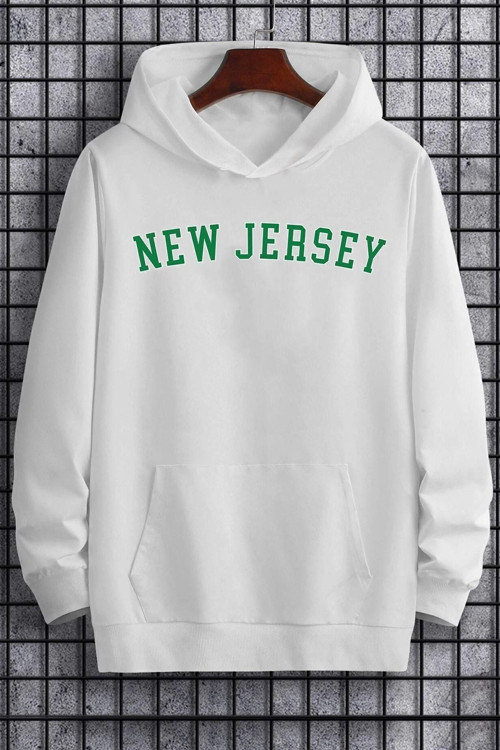 Unisex New Jersey Baskılı Sweatshirt