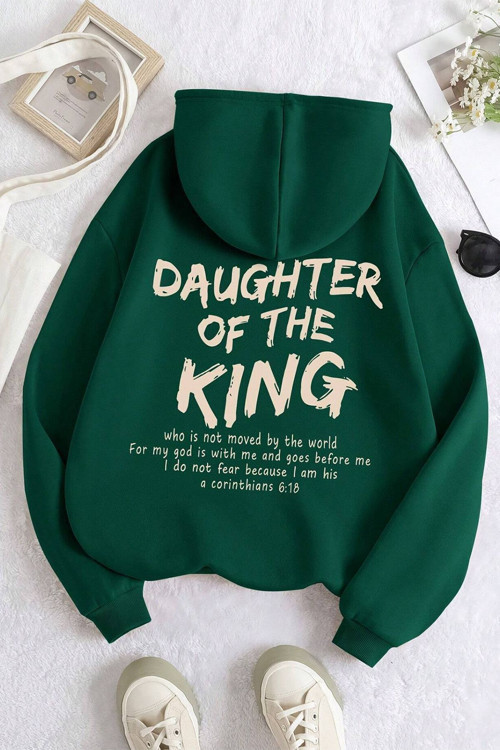 Daughter Of The King Baskılı Oversize Sweatshirt