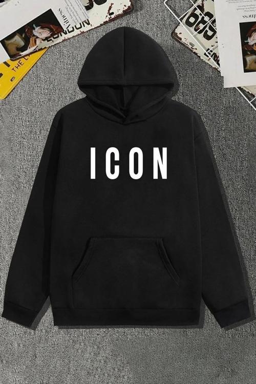 Unisex Icon Baskılı Sweatshirt