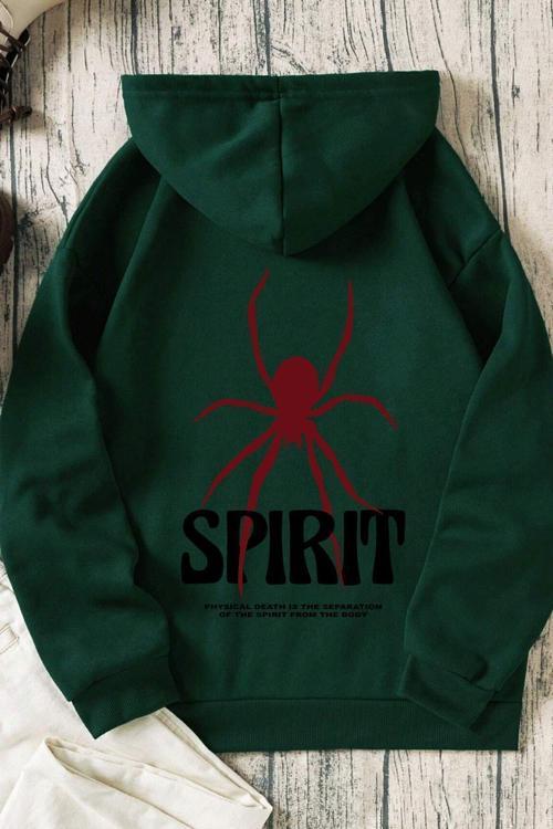 Unisex Just Baskılı Bisiklet Yaka Sweatshirt